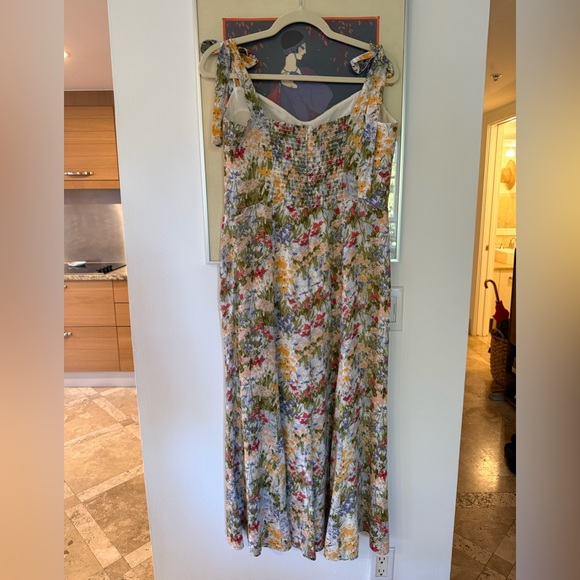 Reformation Nadira Midi Dress in Countryside - Picture 3 of 5